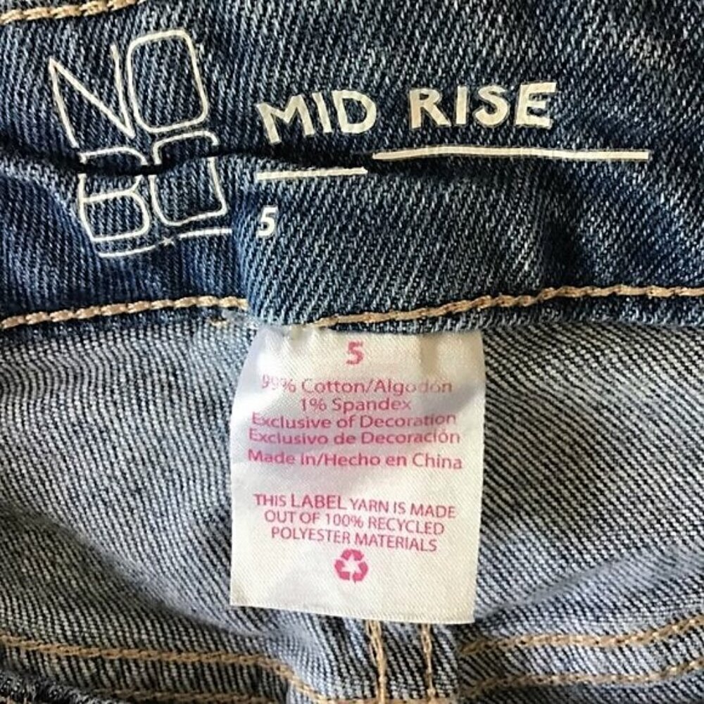 BERMUDA BOYFRIEND DISTRESSED DENIM SHORTS - Picture 6 of 6